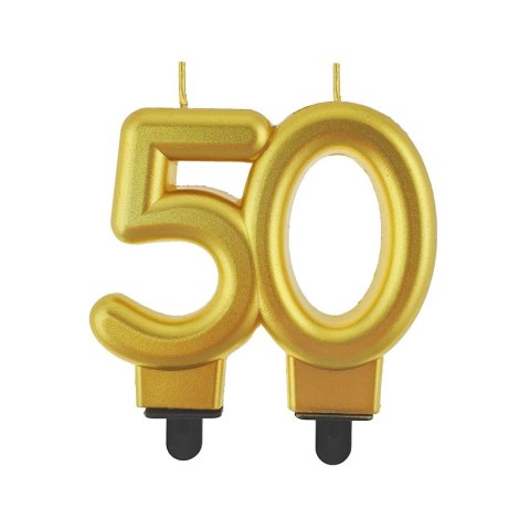Świeczka urodzinowa Godan cyferka 50 w kolorze złotym (PF-SCZ50) Świeczka urodzinowa Godan cyferka 50 w kolorze złotym (PF-SCZ50)