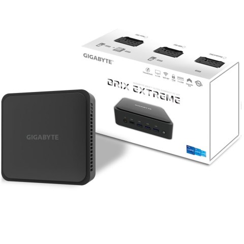 GIGABYTE GB-BEI7-1260 komputer typu barebone Czarny i7-1260P 3,4 GHz Wbudowane głośniki GIGABYTE GB-BEI7-1260 komputer typu barebone Czarny i7-1260P 3,4 GHz Wbudowane głośniki