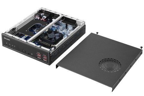 Shuttle DH32U5 komputer typu barebone Wielkość PC 1.35L Czarny i5-1135G7 Intel SoC