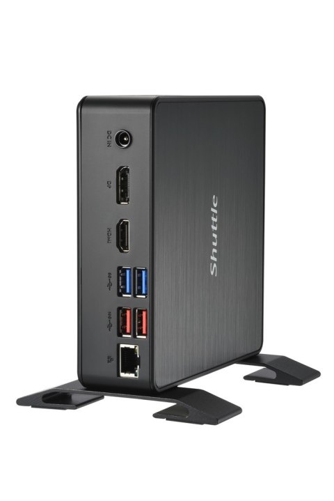 Shuttle NC40U5 komputer typu barebone 0.84L sized PC Czarny i5-1235U Intel SoC Shuttle NC40U5 komputer typu barebone 0.84L sized PC Czarny i5-1235U Intel SoC