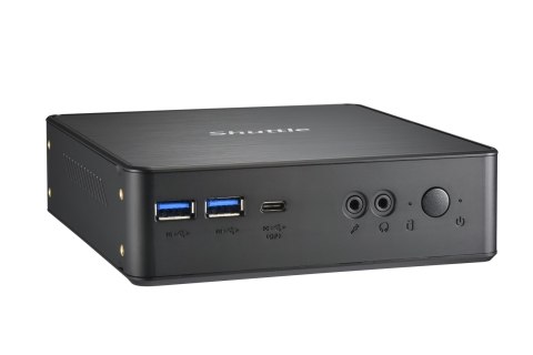 Shuttle NC40U5 komputer typu barebone 0.84L sized PC Czarny i5-1235U Intel SoC Shuttle NC40U5 komputer typu barebone 0.84L sized PC Czarny i5-1235U Intel SoC