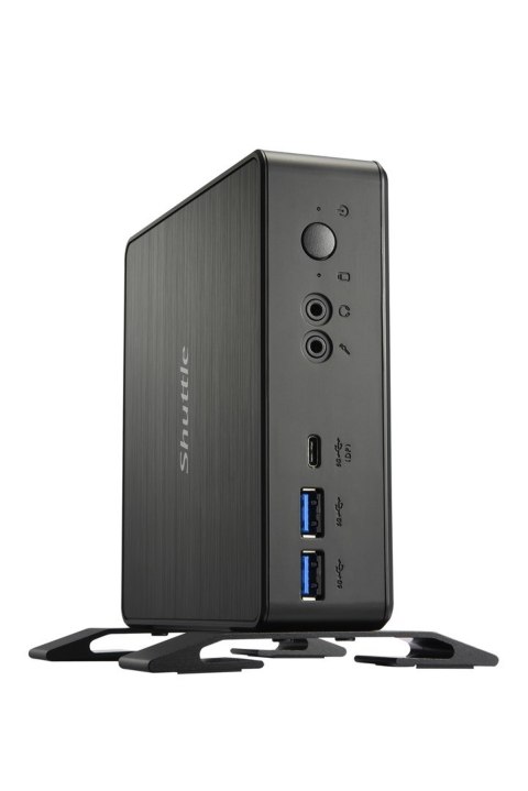 Shuttle NC40U5 komputer typu barebone 0.84L sized PC Czarny i5-1235U Intel SoC Shuttle NC40U5 komputer typu barebone 0.84L sized PC Czarny i5-1235U Intel SoC