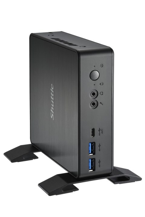 Shuttle NC40U5 komputer typu barebone 0.84L sized PC Czarny i5-1235U Intel SoC Shuttle NC40U5 komputer typu barebone 0.84L sized PC Czarny i5-1235U Intel SoC