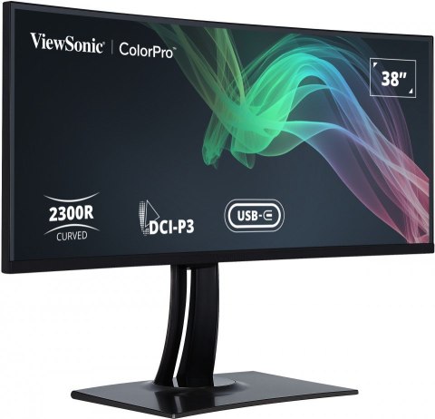 Viewsonic VP3881A monitor komputerowy 96,5 cm (38") 3840 x 1600 px Quad HD+ LED Czarny Viewsonic VP3881A monitor komputerowy 96,5 cm (38") 3840 x 1600 px Quad HD+ LED Czarny