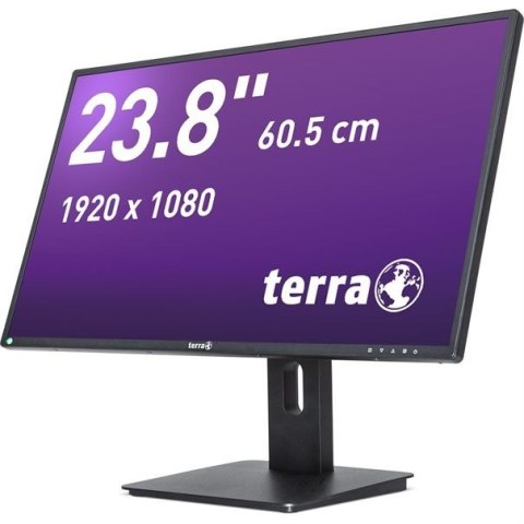 Wortmann AG TERRA 3030206 LED display 60,5 cm (23.8") 1920 x 1080 px Full HD Czarny Wortmann AG TERRA 3030206 LED display 60,5 cm (23.8") 1920 x 1080 px Full HD Czarny