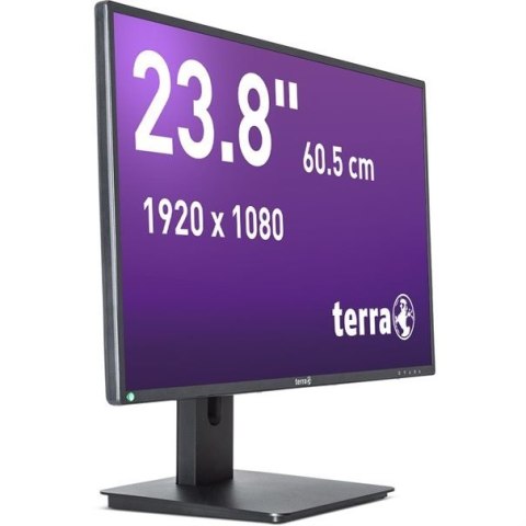 Wortmann AG TERRA 3030206 LED display 60,5 cm (23.8") 1920 x 1080 px Full HD Czarny Wortmann AG TERRA 3030206 LED display 60,5 cm (23.8") 1920 x 1080 px Full HD Czarny