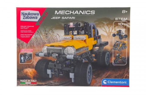 Klocki konstrukcyjne Clementoni Laboratorium Mechaniki Jeep Safari (CLM50123) Klocki konstrukcyjne Clementoni Laboratorium Mechaniki Jeep Safari (CLM50123)