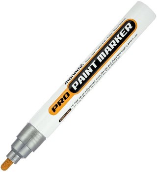 Marker olejowy Monami, srebrny 2,0mm okrągła końcówka