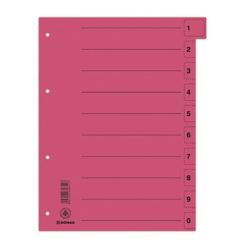 Przekładka numeryczna Donau A4 mix kolorów 250g 10k 0-9 (8611001S-99) Przekładka numeryczna Donau A4 mix kolorów 250g 10k 0-9 (8611001S-99)