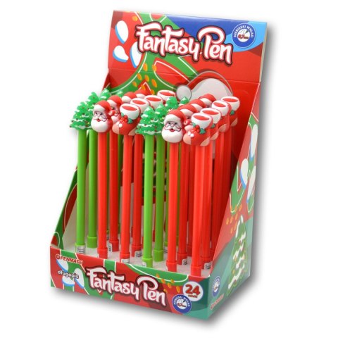 Długopis Penmate 24 szt świąteczny niebieski 0,7mm (TT8613) Długopis Penmate 24 szt świąteczny niebieski 0,7mm (TT8613)