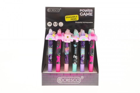 Długopis wymazywalny Cresco POWER GAME 5907464221949 niebieski 0,5mm (450010-P) Długopis wymazywalny Cresco POWER GAME 5907464221949 niebieski 0,5mm (450010-P)