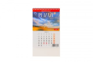 Kalendarz biurkowy miesięczny Press Pejzaże A5 (5904830713602)