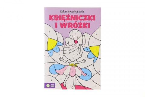 Książeczka edukacyjna Zielona Sowa Koloruję wedłu kodu. (Księżniczki i wróżki.) Książeczka edukacyjna Zielona Sowa Koloruję wedłu kodu. (Księżniczki i wróżki.)