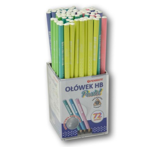 Ołówek Kolori 72 szt trójkątne HB pastelowe gwiazki 5906910831954 HB (TT8886) Ołówek Kolori 72 szt trójkątne HB pastelowe gwiazki 5906910831954 HB (TT8886)