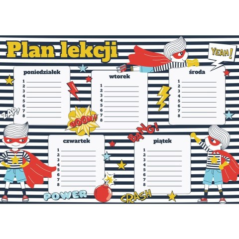 Plan lekcji Henry Superbohater (5907465668910) Plan lekcji Henry Superbohater (5907465668910)