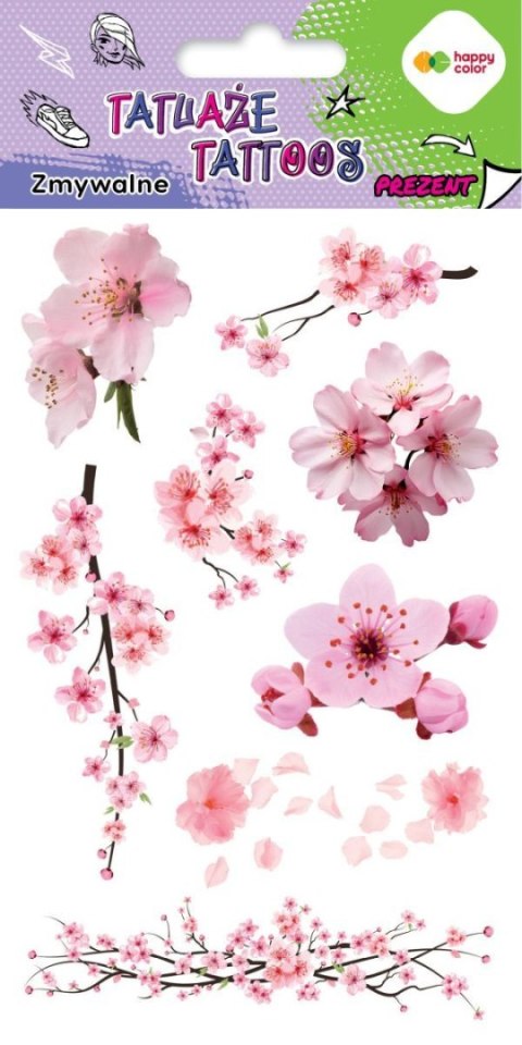 Tatuaż Happy Color zmywalny Sakura (HA 4261 1020-UN01) Tatuaż Happy Color zmywalny Sakura (HA 4261 1020-UN01)