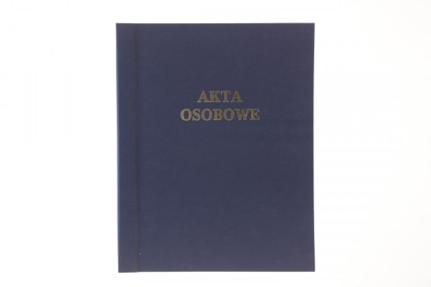 Teczka do akt osobowych Warta sztywny grzbiet, zadrukowana ABCDE A4 granatowy karton (339-106) Teczka do akt osobowych Warta sztywny grzbiet, zadrukowana ABCDE A4 granatowy karton (339-106)