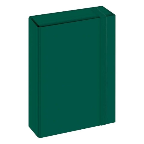 Teczka z szerokim grzbietem na gumkę BOX A4 niebieska A4 niebieski Interdruk (5902277320360) Teczka z szerokim grzbietem na gumkę BOX A4 niebieska A4 niebieski Interdruk (5902277320360)
