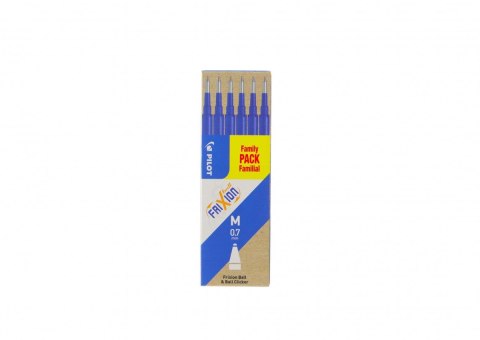 Wkład do pióra kulkowego Pilot Frixion kpl.6szt, niebieski 0,35mm (BLS-FR7-L--S6-E) Wkład do pióra kulkowego Pilot Frixion kpl.6szt, niebieski 0,35mm (BLS-FR7-L--S6-E)