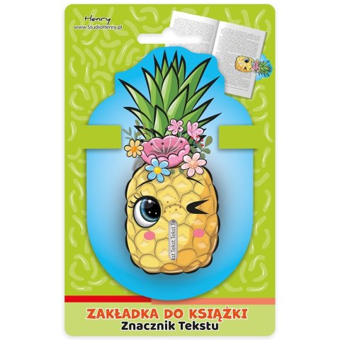 Zakładka do książki Henry znacznik tekstu ananas (5905701484560) Zakładka do książki Henry znacznik tekstu ananas (5905701484560)