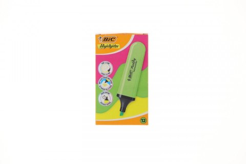 Zakreślacz Bic FLAT HIGHLIGHTER 12 szt 3086123742888, zielony (517964 neon zielony) Zakreślacz Bic FLAT HIGHLIGHTER 12 szt 3086123742888, zielony (517964 neon zielony)