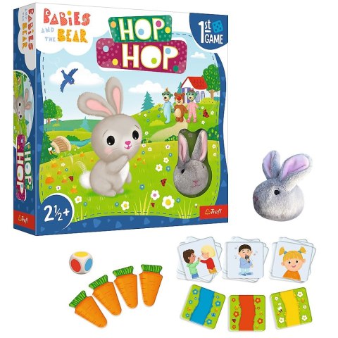 Gra edukacyjna Trefl Gra HOP HOP /Bobaski i Miś (02435) Gra edukacyjna Trefl Gra HOP HOP /Bobaski i Miś (02435)