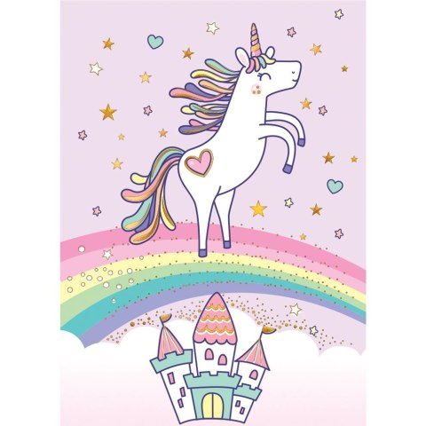 Kartka składana Henry KARNET B8 unicorn tęcza (5905701484300) Kartka składana Henry KARNET B8 unicorn tęcza (5905701484300)
