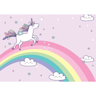 Kartka składana Henry KARNET B8 unicorn tęcza (5905701484300)
