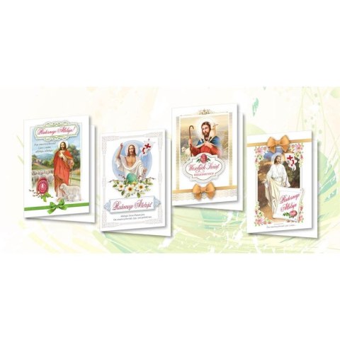 Kartka składana Top Graphic Wielkanoc wzory religijne (BwGH) Kartka składana Top Graphic Wielkanoc wzory religijne (BwGH)