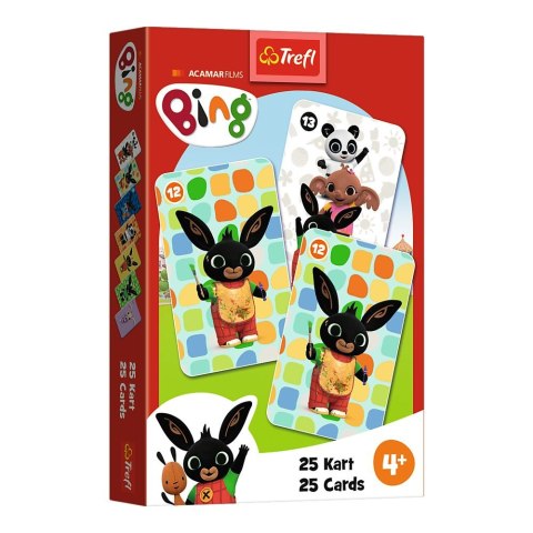 Karty Trefl Bing Piotruś (08509) 25 sztuk Karty Trefl Bing Piotruś (08509) 25 sztuk