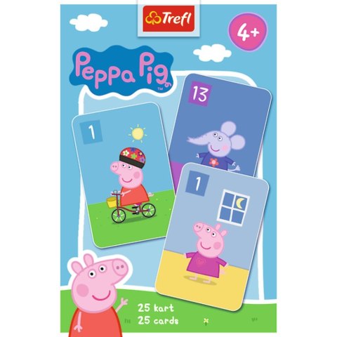 Karty Trefl świnka Peppa Piotruś (08506) 25 sztuk Karty Trefl świnka Peppa Piotruś (08506) 25 sztuk