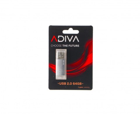 Pendrive Adiva 64GB (ADIVAPEN64GB2.0) Pendrive Adiva 64GB (ADIVAPEN64GB2.0)