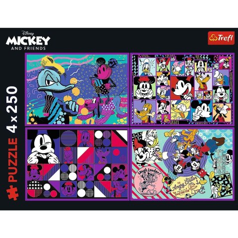 Puzzle Trefl Myszka Miki 4x250 el. (13308) Puzzle Trefl Myszka Miki 4x250 el. (13308)