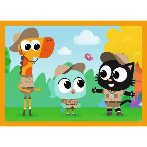 Puzzle Trefl Planeta Milo 4w1 el. (34654)