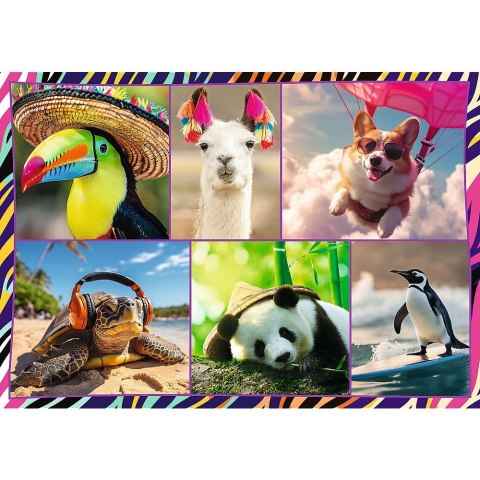 Puzzle Trefl zwierzaki 4x250 el. (13313) Puzzle Trefl zwierzaki 4x250 el. (13313)