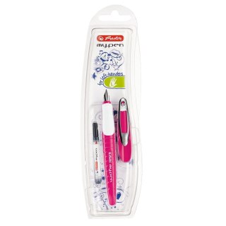 Pióro wieczne Herlitz My Pen różowo białe L (50046812l)