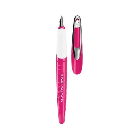 Pióro wieczne Herlitz My Pen różowo białe L (50046812l) Pióro wieczne Herlitz My Pen różowo białe L (50046812l)