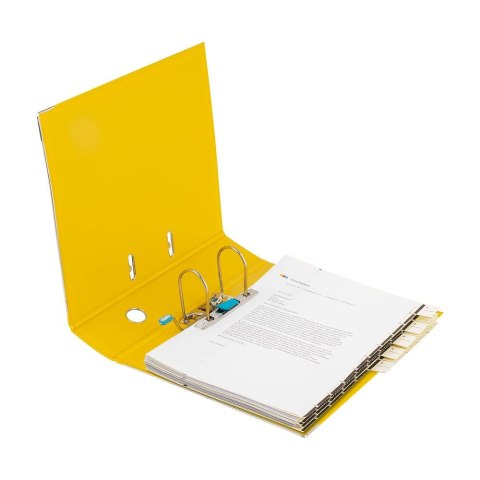 Segregator dźwigniowy Elba 8 cm Pro+ A4 80mm żółty (100202166)