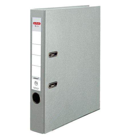 Segregator dźwigniowy Herlitz Q. file Standard A4 50mm popielaty (0011167525) Segregator dźwigniowy Herlitz Q. file Standard A4 50mm popielaty (0011167525)