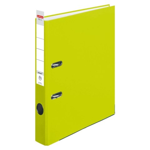 Segregator dźwigniowy Herlitz Q. file Standard A4 50mm zielony (50022496) Segregator dźwigniowy Herlitz Q. file Standard A4 50mm zielony (50022496)