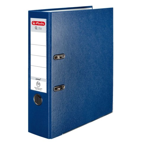 Segregator dźwigniowy Herlitz Q. file Standard A4 80mm niebieski (0011167418) Segregator dźwigniowy Herlitz Q. file Standard A4 80mm niebieski (0011167418)