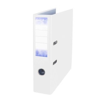 Segregator dźwigniowy Strigo A4/75 granatowy 5902315576179 PETITTE OFFICE A4 75mm biały (PO76179)