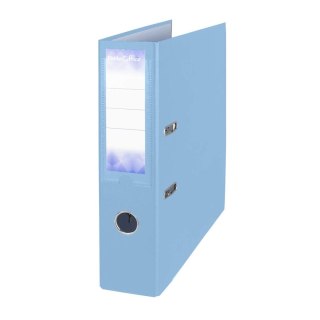 Segregator dźwigniowy Strigo pastelowy niebieski PETITTE OFFICE A4 75mm (PO54607)