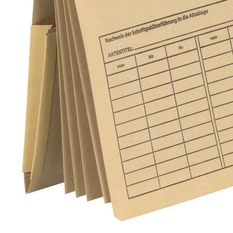 Skoroszyt Elba Vertic Ultimate wiszący personalno-kredytowy A4 brązowy karton 230g (100082310)