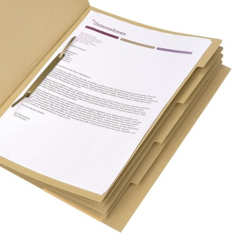 Skoroszyt Elba Vertic Ultimate wiszący personalno-kredytowy A4 brązowy karton 230g (100082310)