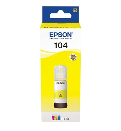 Tusz oryginalny Epson EcoTank Yellow 65ml (C13T00P440) Tusz oryginalny Epson EcoTank Yellow 65ml (C13T00P440)