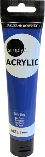 Farba akrylowa Daler Rowney Simply 75ml Dark Blue