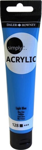 Farba akrylowa Daler Rowney Simply kolor: jasny niebieski 75ml