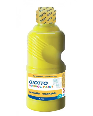 Farba tempera Giotto kolor: żółta 250ml 1 kolor.