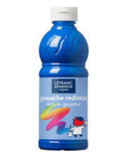 Farba tempera Lefranc&Bourgeois REDIMIX kolor: cyan 500ml